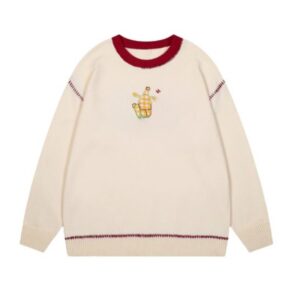 Colorblock Crewneck Sweater